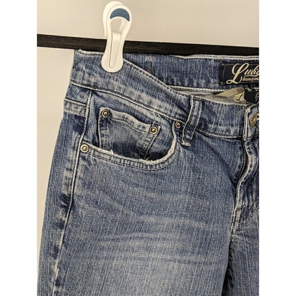 Lucky Brand Classic Rider Crop Jeans Dungarees Womens Sz 6/28 (MEAS 28 X 22) - Picture 9 of 11